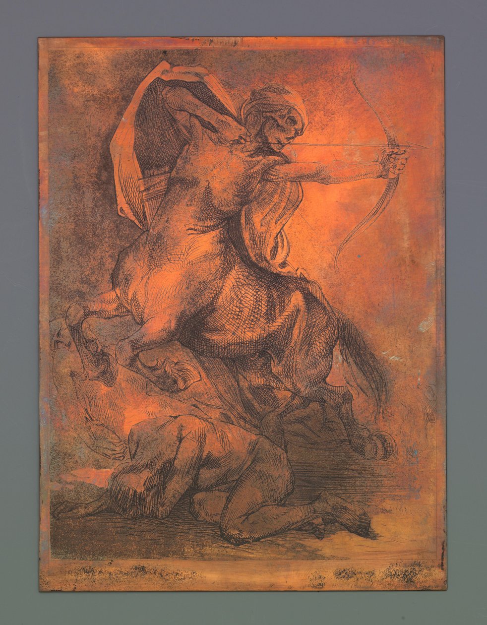 Death as a Centaur with Bow and Arrow by Johannes Josephus Aarts