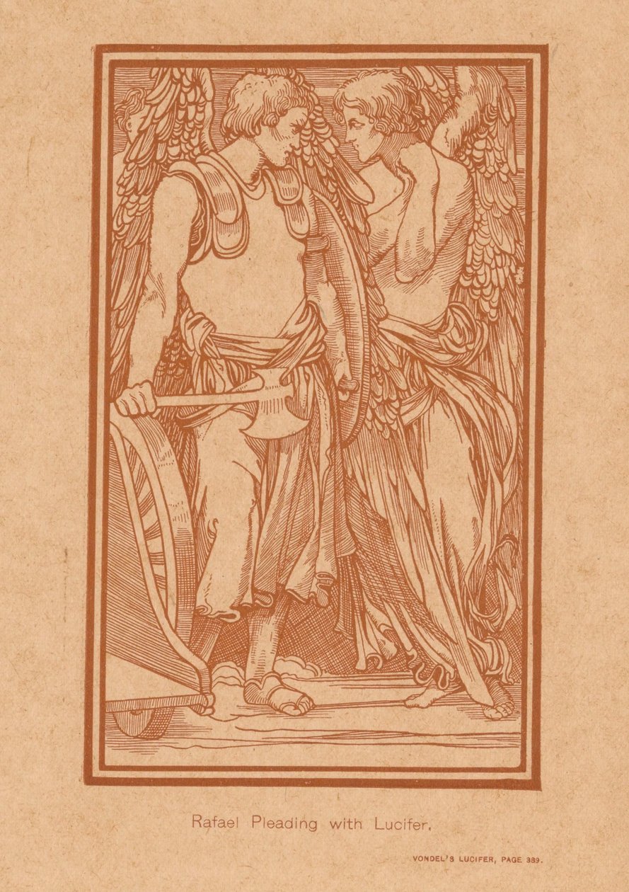 Raphael Pleading with Lucifer by Johannes Josephus Aarts