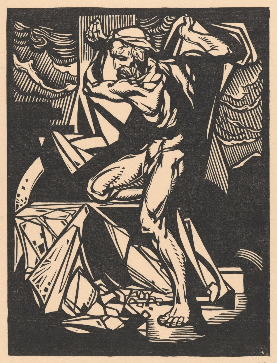 Samson Destroys the Temple Columns by Johannes Josephus Aarts
