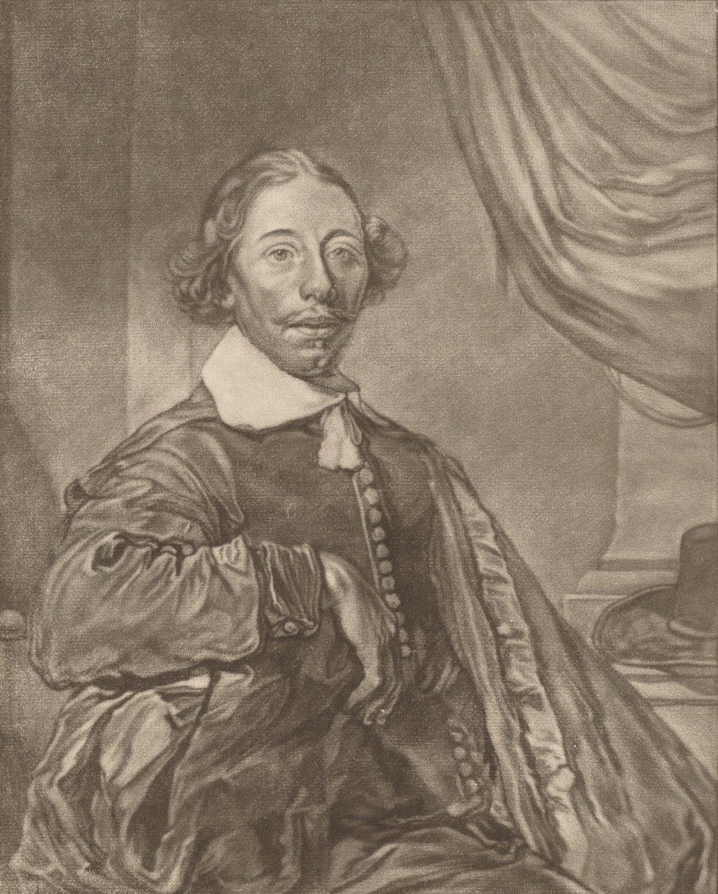 Portrait of a Seated Man by Johannes Kornlein