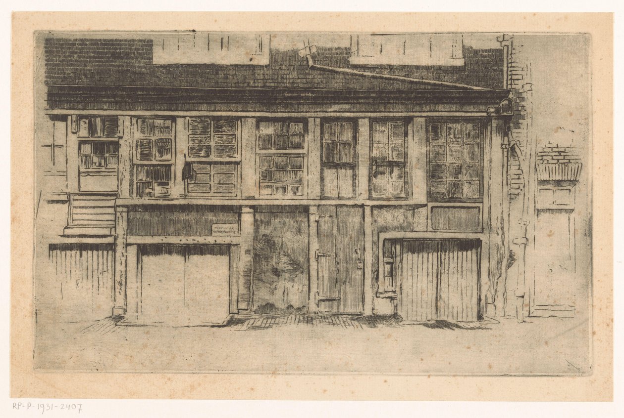 Facade on Vuile Weespad in Amsterdam by Johannes Löhr