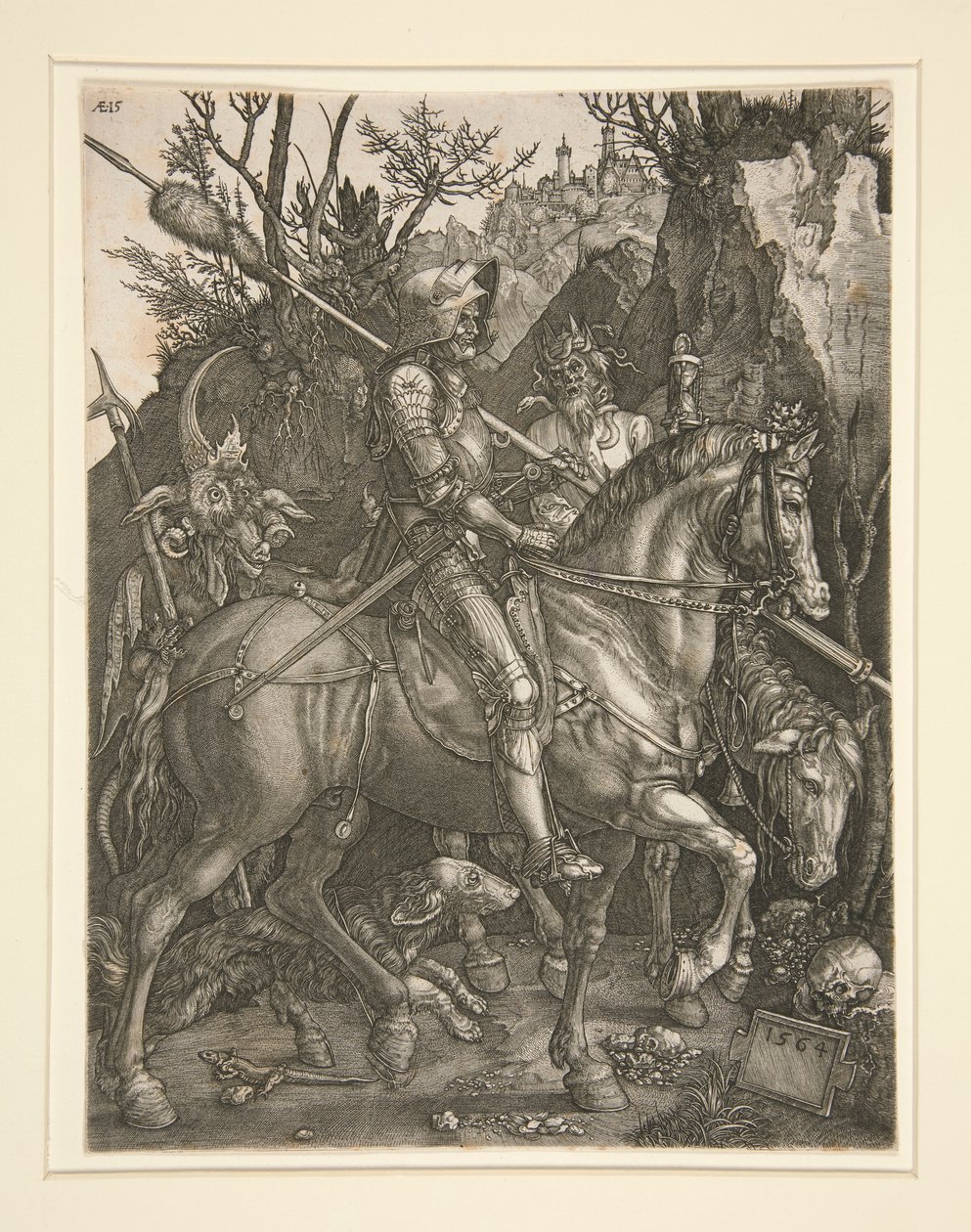 Knight, Death and the Devil by Johannes Wierix