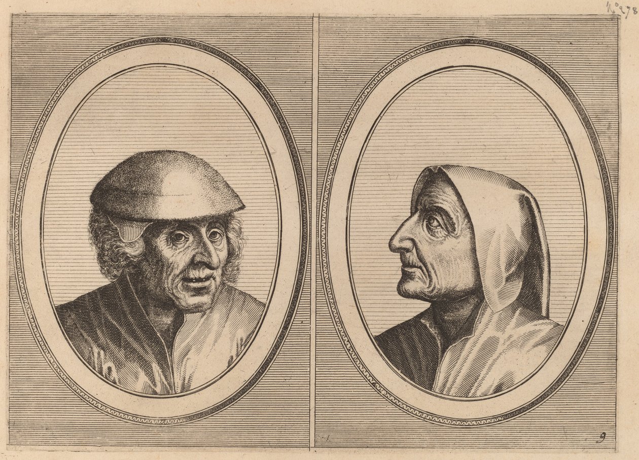 "Kees Geldt-sack" and "Kaarighe Truy" by Johannes and Lucas van Doetechum after Pieter Bruegel the Elder