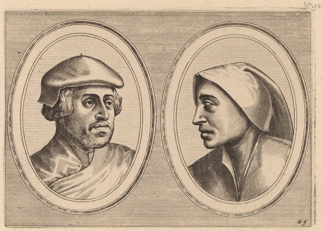 "Honest Lammert" and "Virtuous Geertruyd" by Johannes and Lucas van Doetechum after Pieter Bruegel the Elder