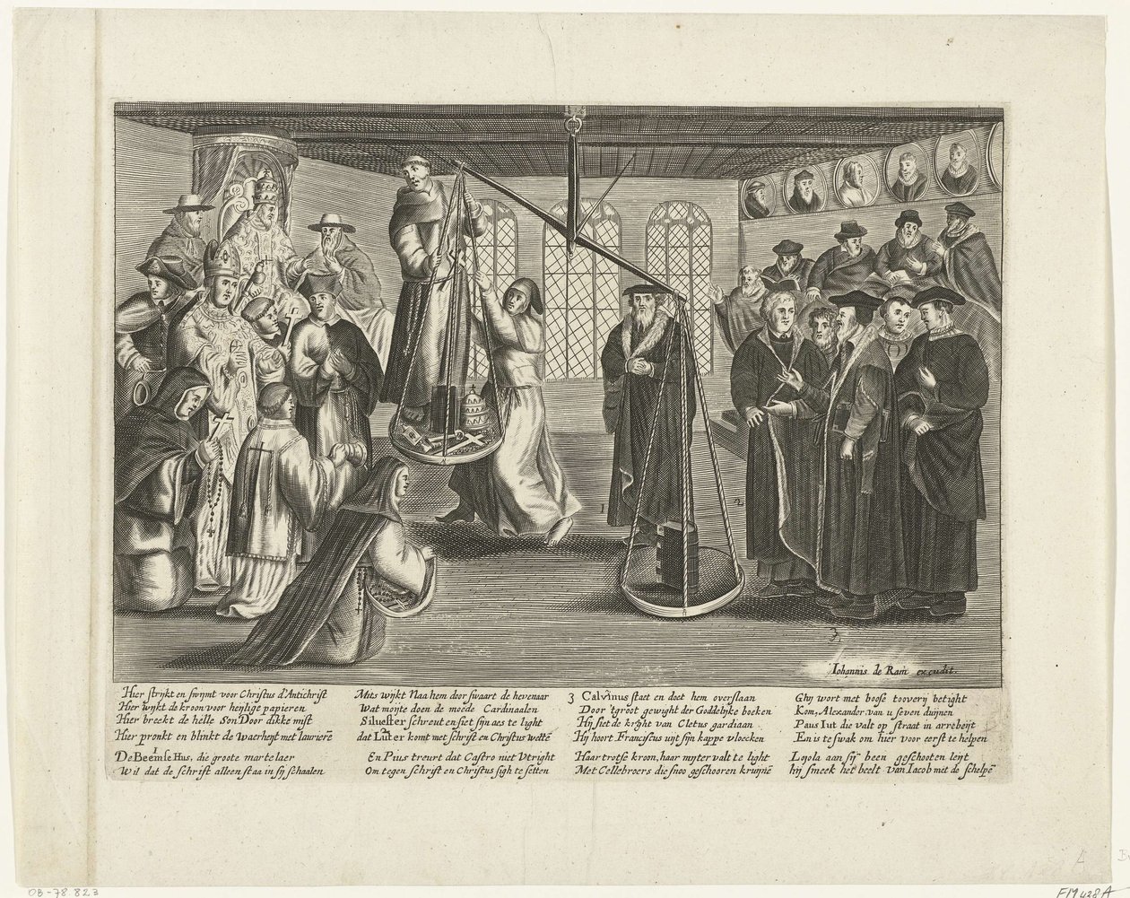 Weighing the Bible, 1660 by Johannes de Ram