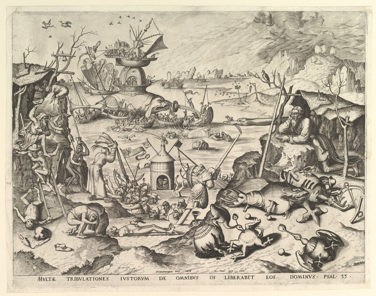The Temptation of St. Anthony by Johannes and Lucas van Doetecum
