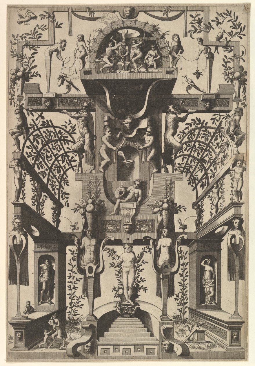 Modern Grotesque Decoration by Johannes van Doetecum I