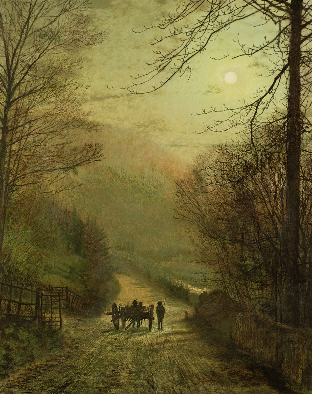 Forge Valley, Scarborough by John Atkinson Grimshaw