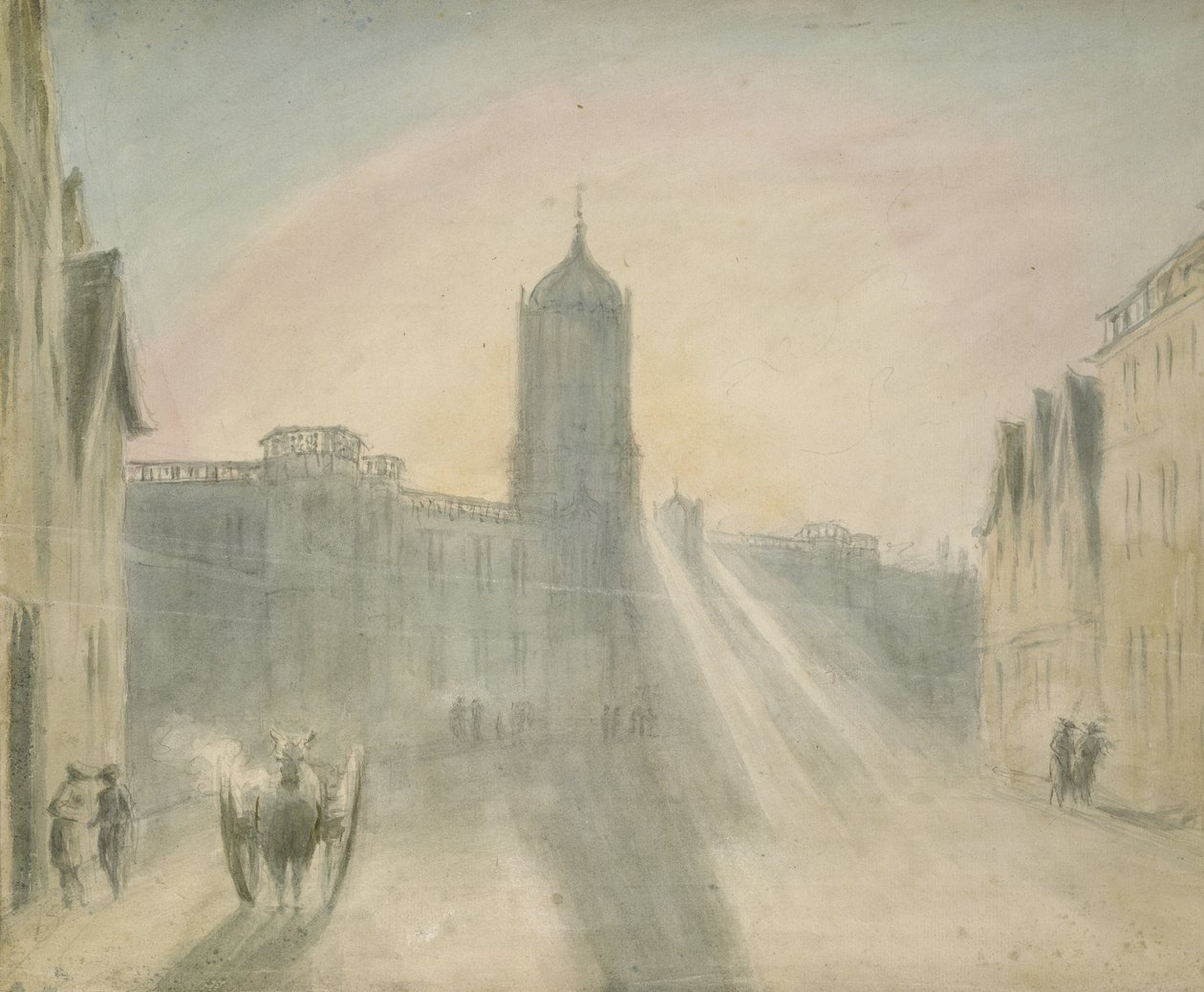 Christ Church from St Aldates, 1787 by John Baptist Malchair