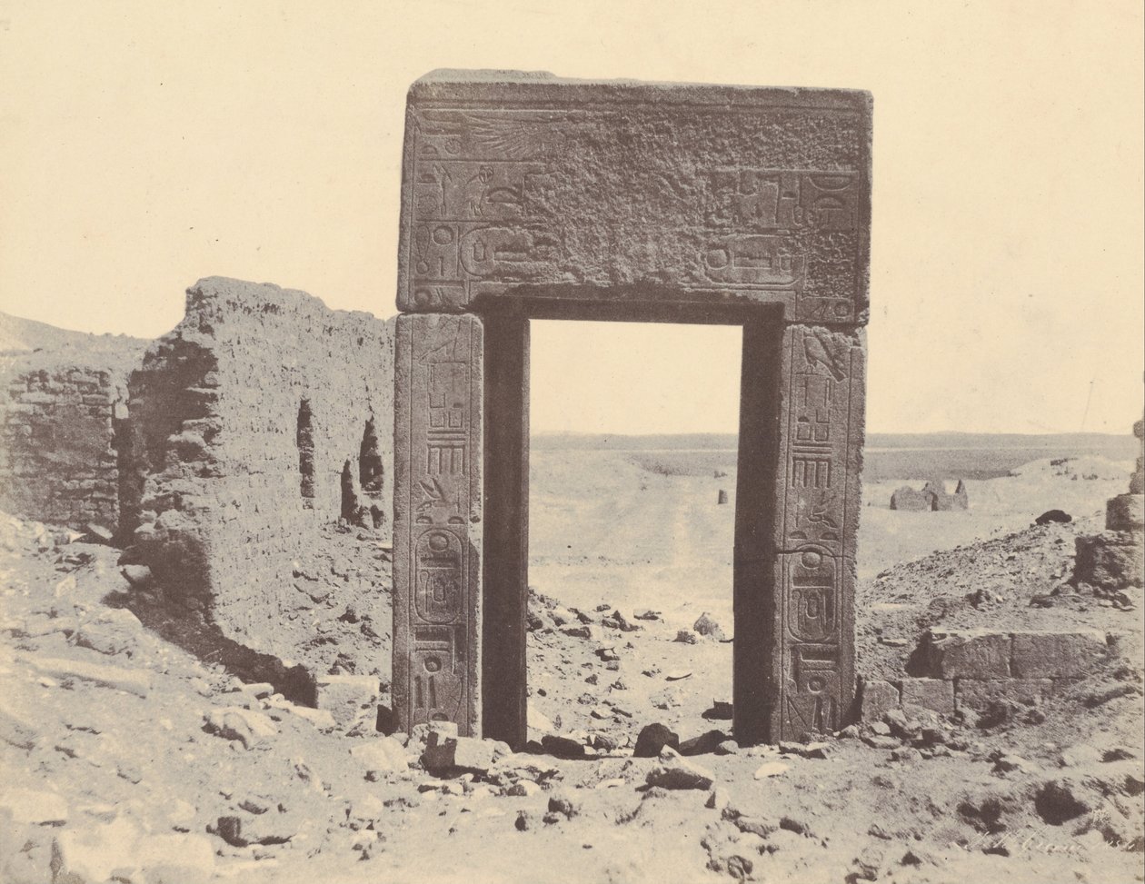 El Assasif, Porte de Granit Rose, No. 2 by John Beasly Greene
