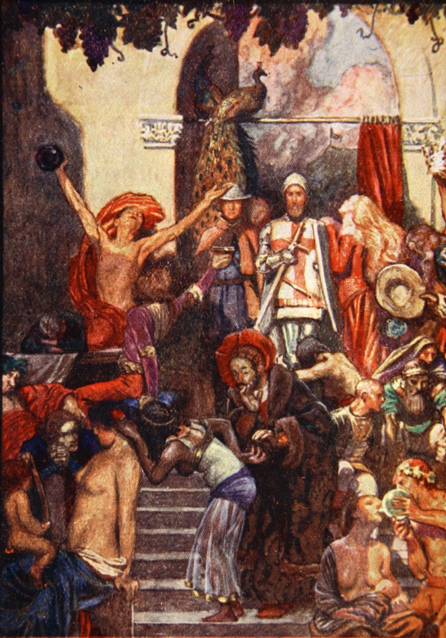 At the Town There Was a Fair Kept, Called Vanity Fair, Illustration from 