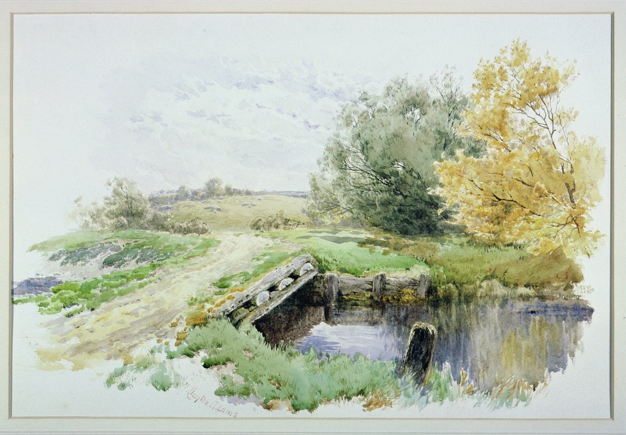 Landscape with Bridge over a Stream by John Clayton Adams