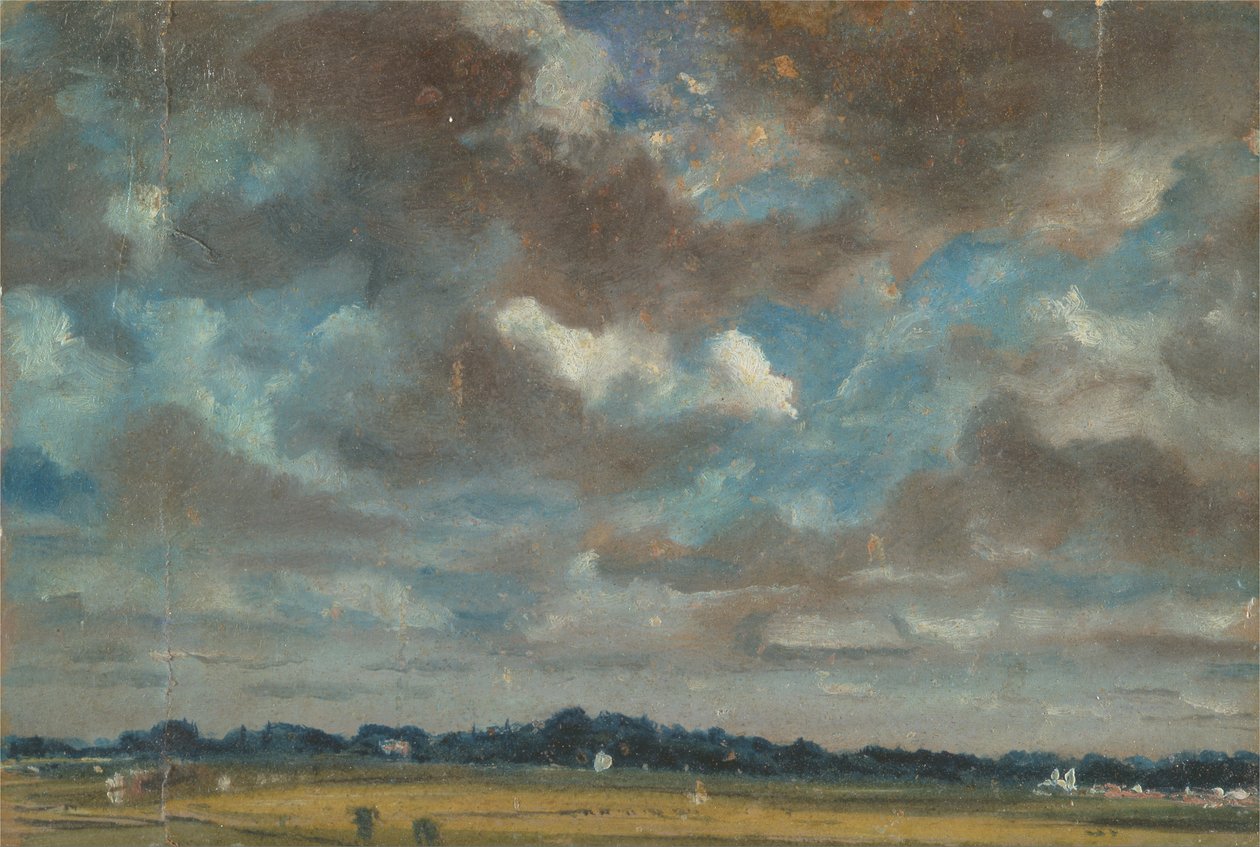 Extensive Landscape with Grey Clouds by John Constable