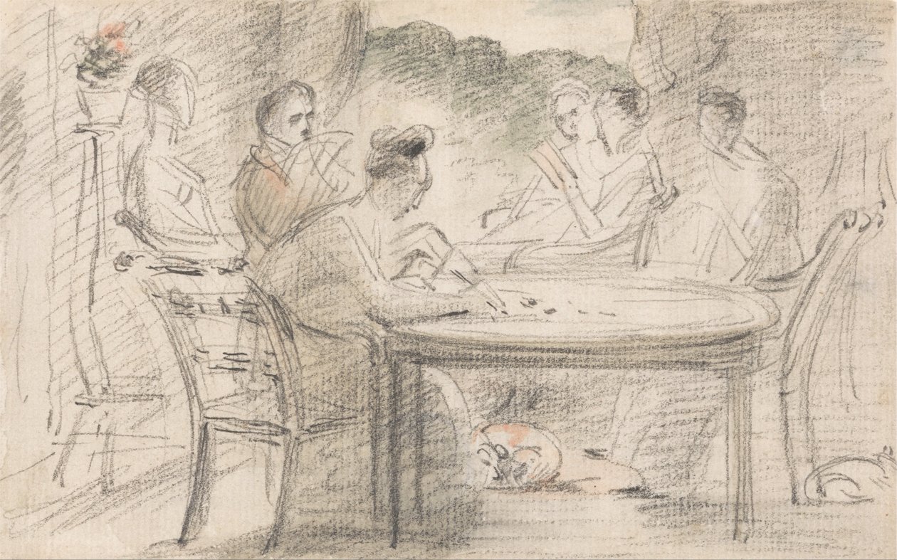 Mr. Hobson of Markfield and Family by John Constable