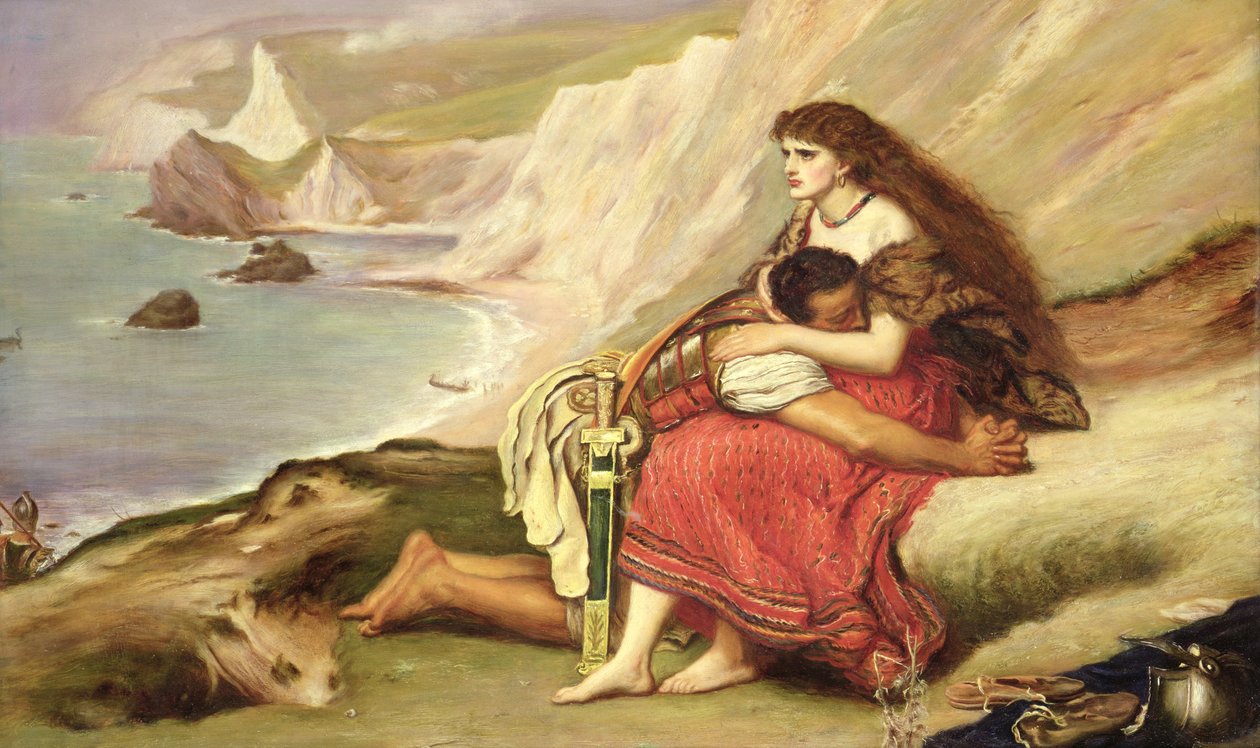 Ancient Briton by John Everett Millais