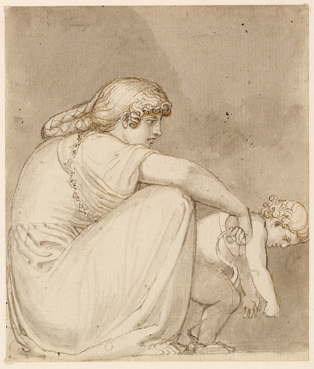 A Mother and Child by John Flaxman