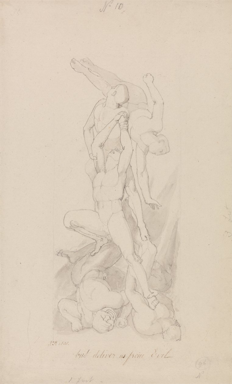 But Deliver Us From Evil by John Flaxman