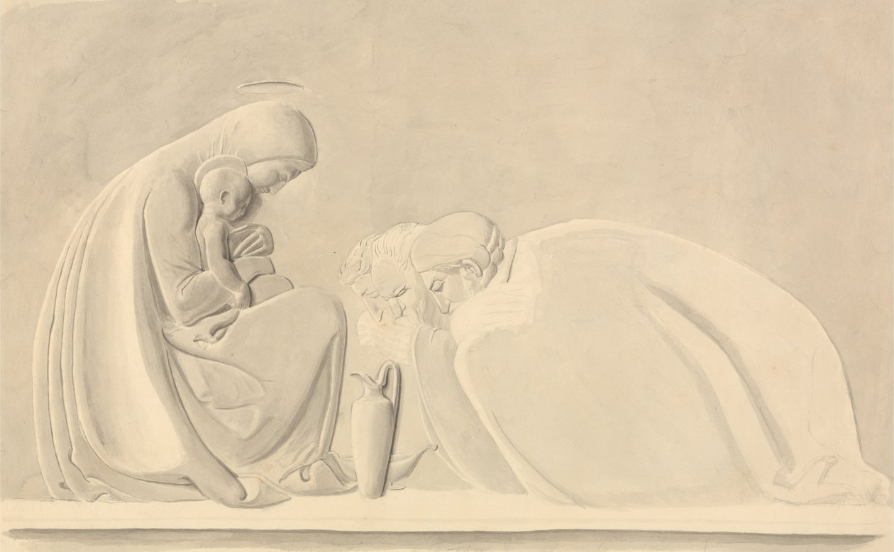 The Adoration of the Magi, a Design for Bas Relief by John Flaxman