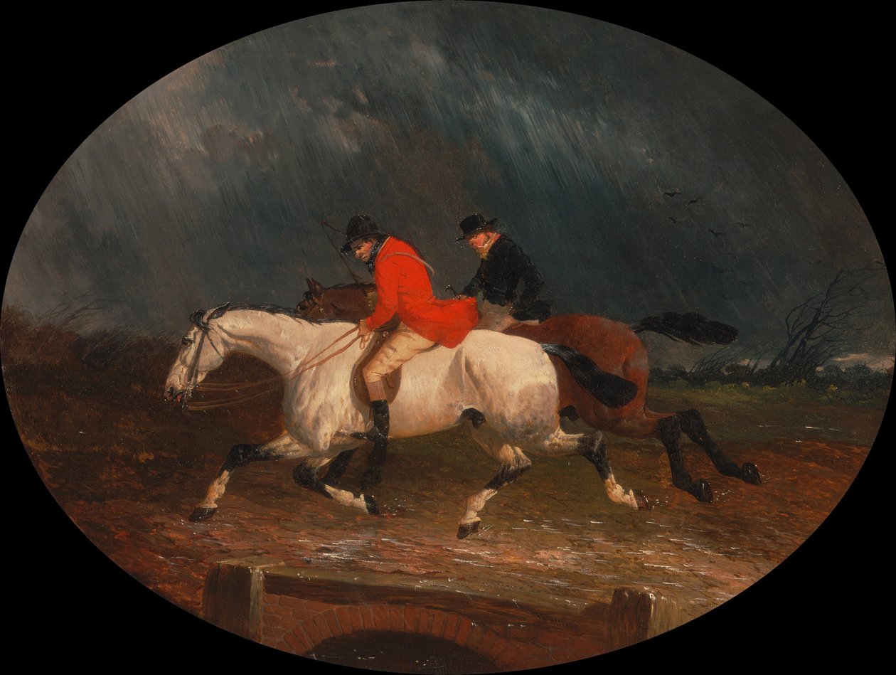 Returning from the Hunt by John Frederick Herring Junior