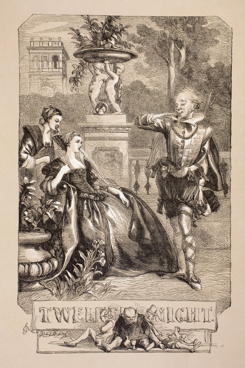 Illustration for Twelfth Night, from 