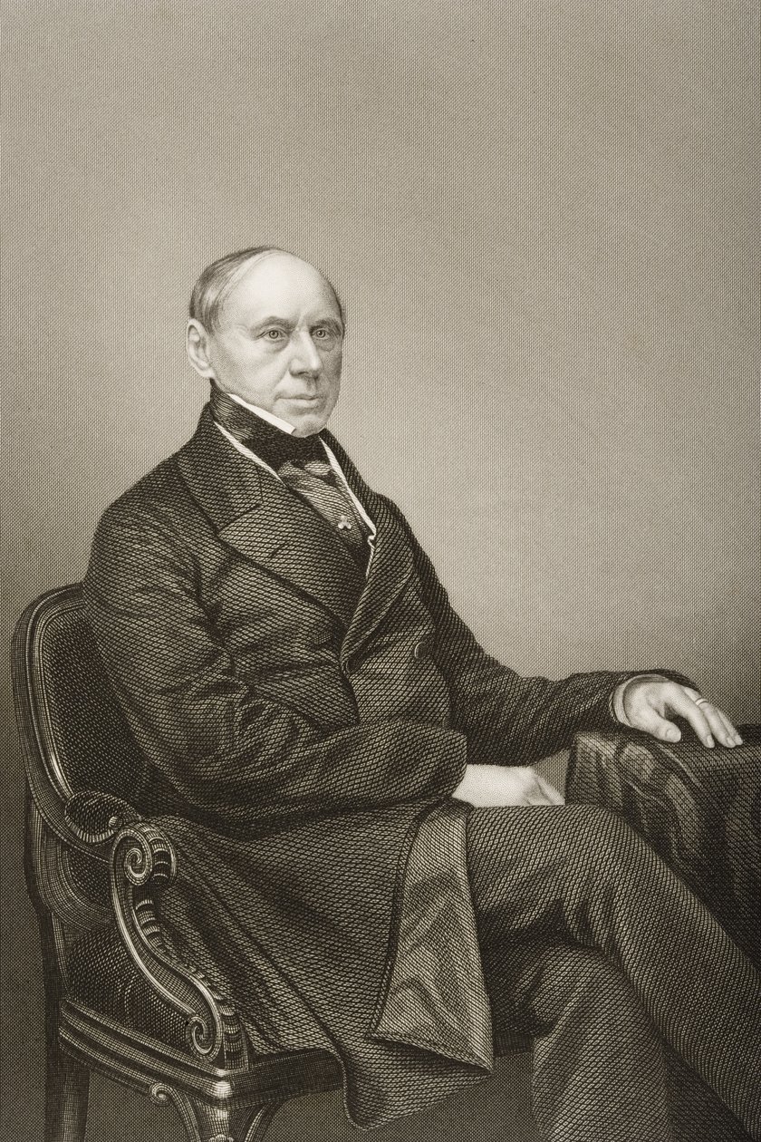 Count Ernst Philipp Brunnow engraved by D.J. Pound from a photograph, from 