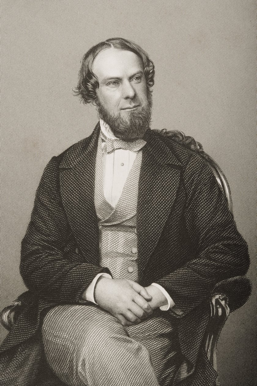 John Wodehouse (1826-1902) 1st Earl of Kimberley, engraved by D.J. Pound from a photograph, from 