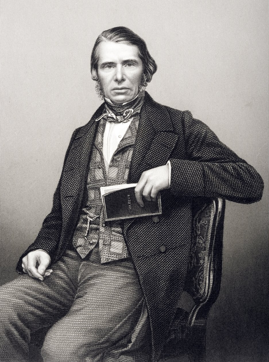 Sir Charles Edward Trevelyan, engraved by D.J. Pound from a photograph, from The Drawing-Room of Eminent Personages, Volume 2 by John Jabez Edwin Paisley Mayall
