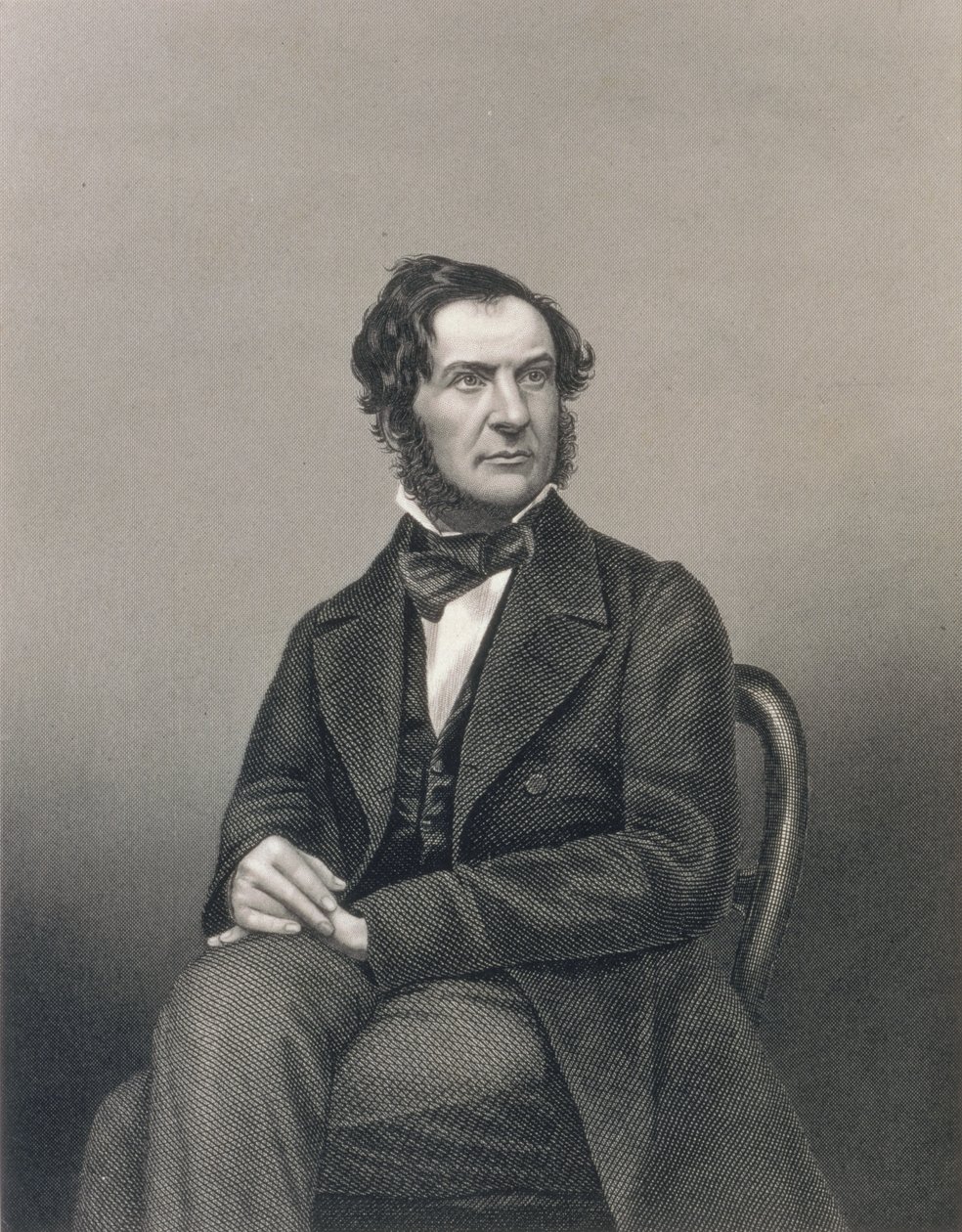 William Ewart Gladstone, engraved by D.J. Pound after a photograph by John Jabez Edwin Paisley Mayall