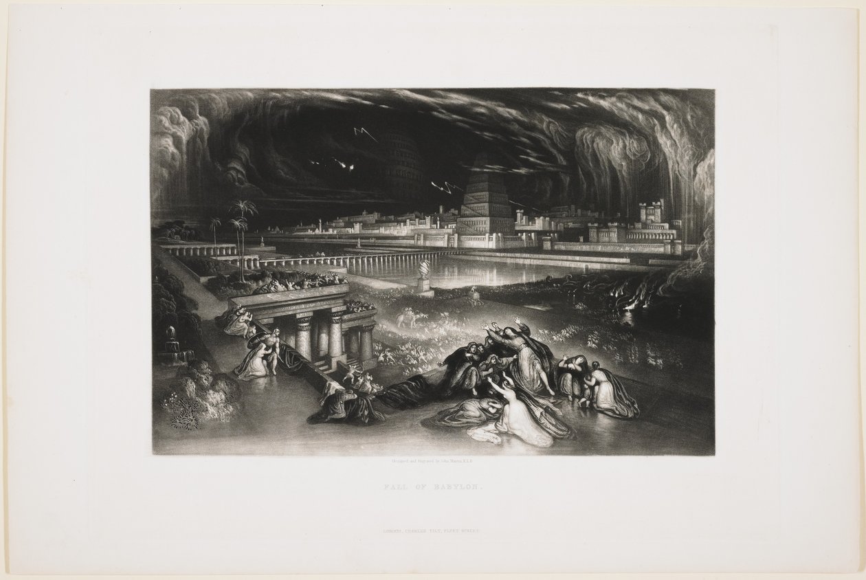Fall of Babylon by John Martin