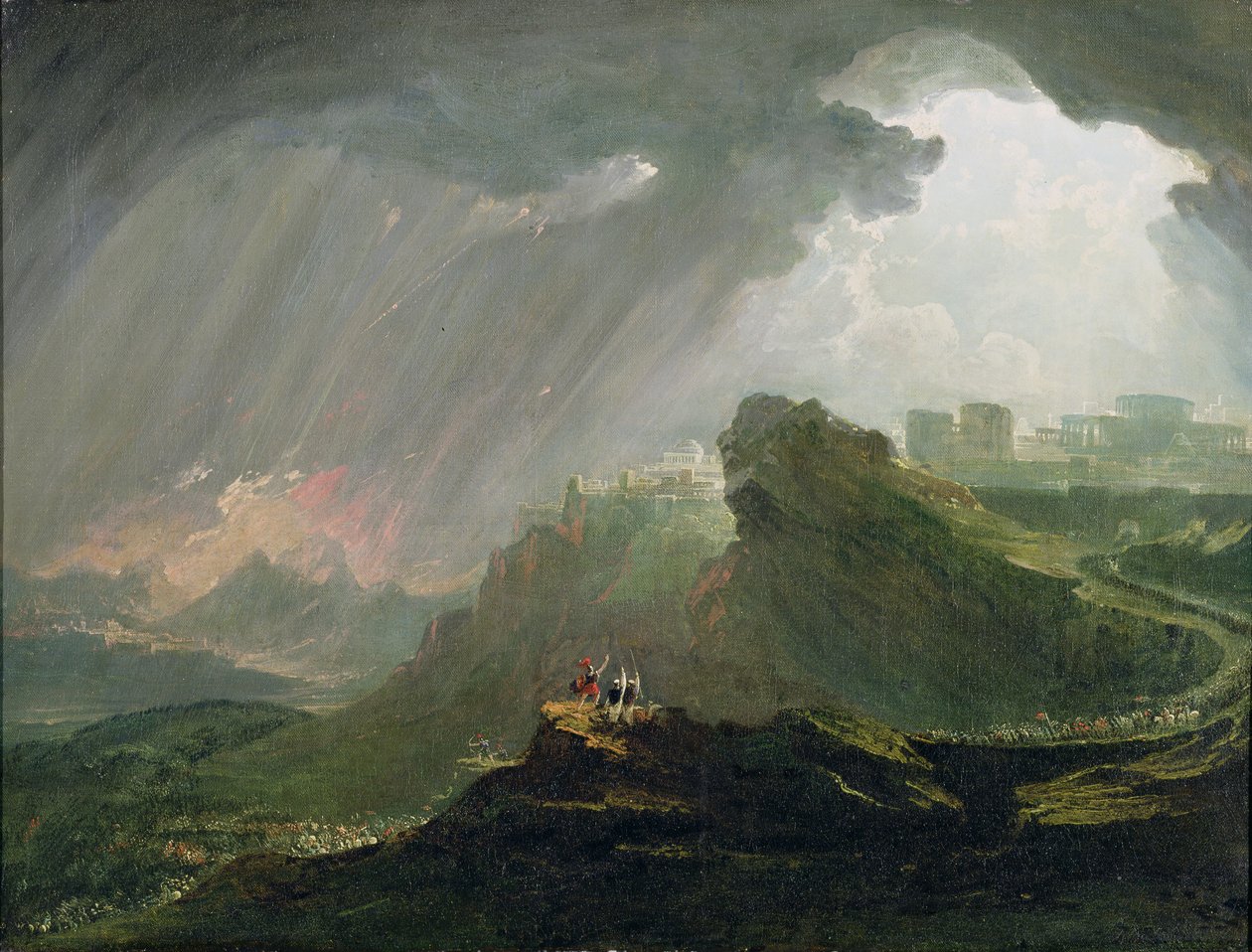 Joshua Commanding the Sun to Stand Still Upon Gibeon, c.1840 by John Martin