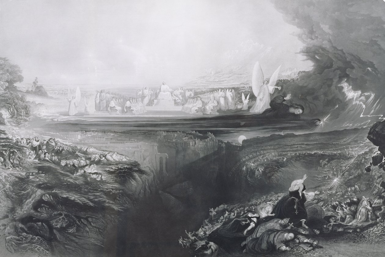The Last Judgement, engraved by Charles Mottram, published by Thomas McLean, 1856 by John Martin