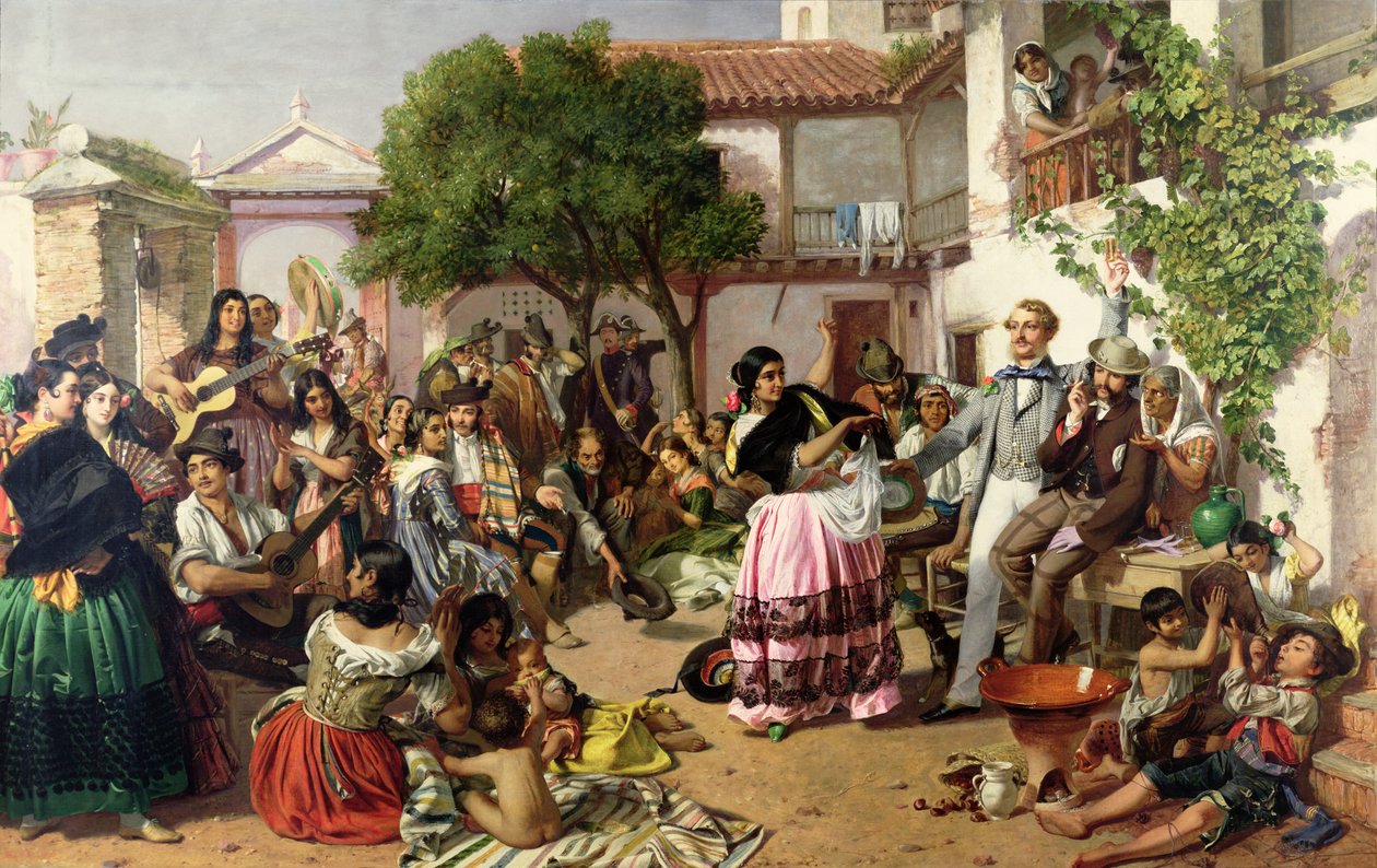 Life Among the Gypsies, Seville, 1853 by John Phillip