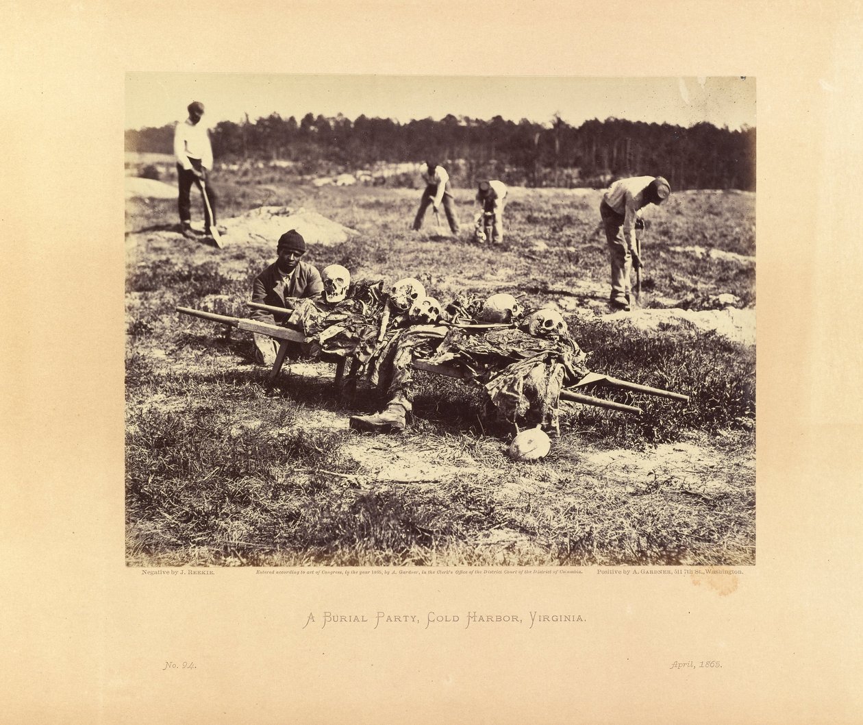 A Burial Party, Cold Harbor, Virginia by John Reekie