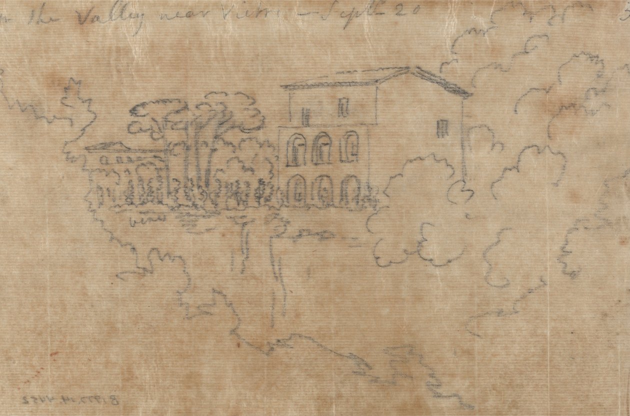 In the Valley near Vietri, 20 September by John Robert Cozens