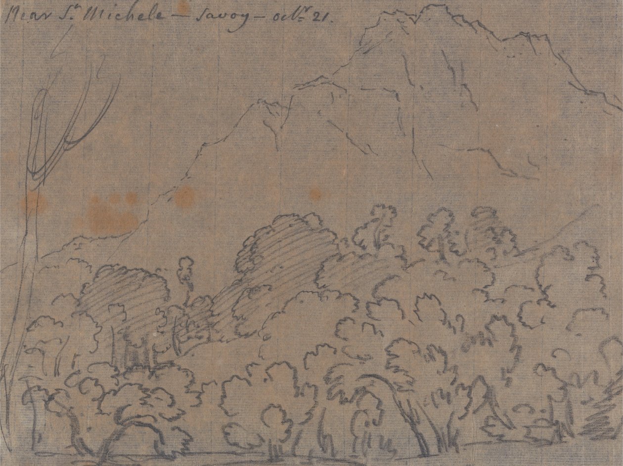 Near St. Michele, Savoy, October 21 by John Robert Cozens