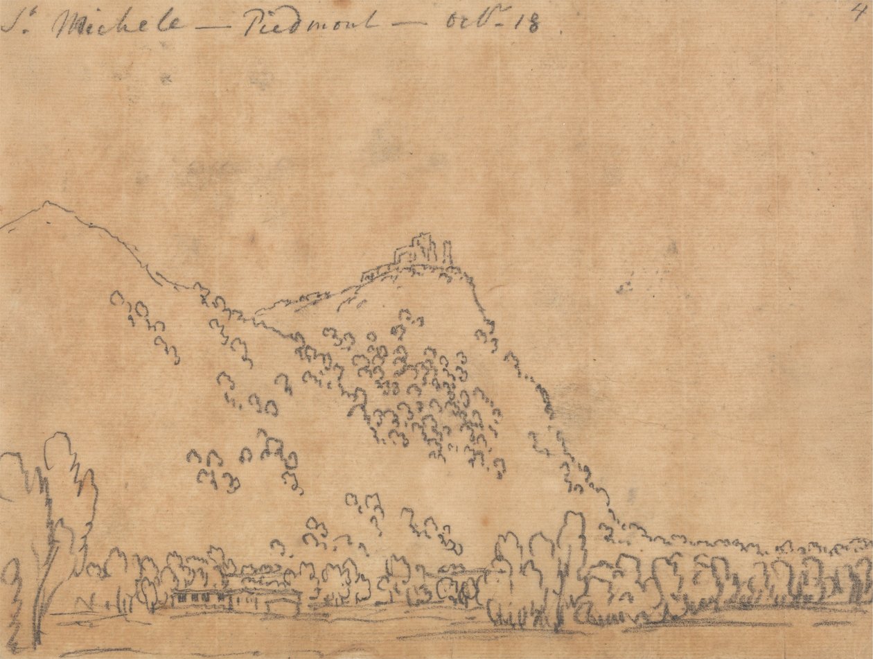 Saint Michele, Piedmont, October 18 by John Robert Cozens