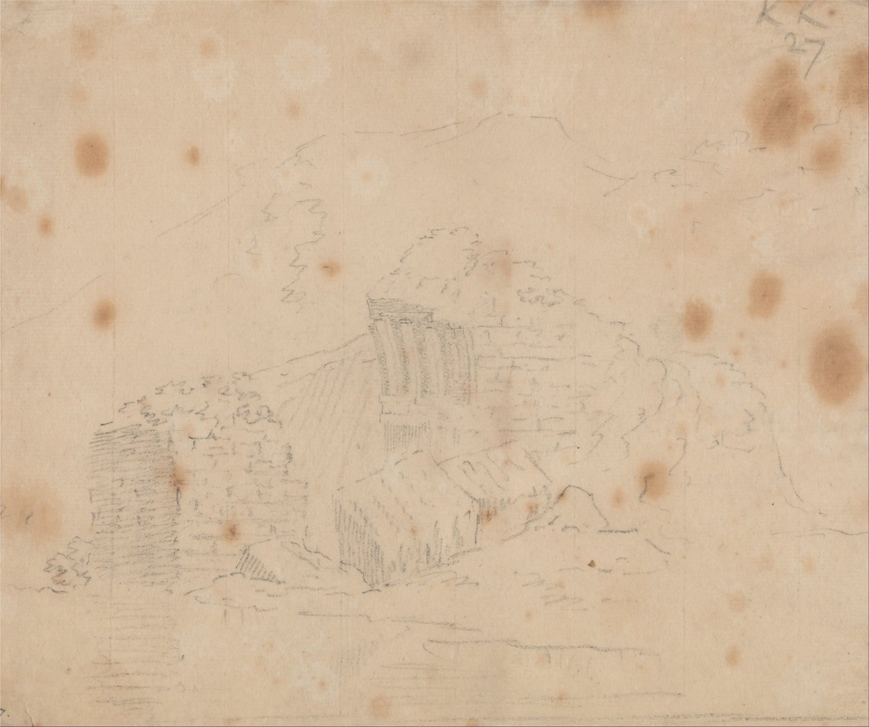 Unknown Ruins by John Robert Cozens