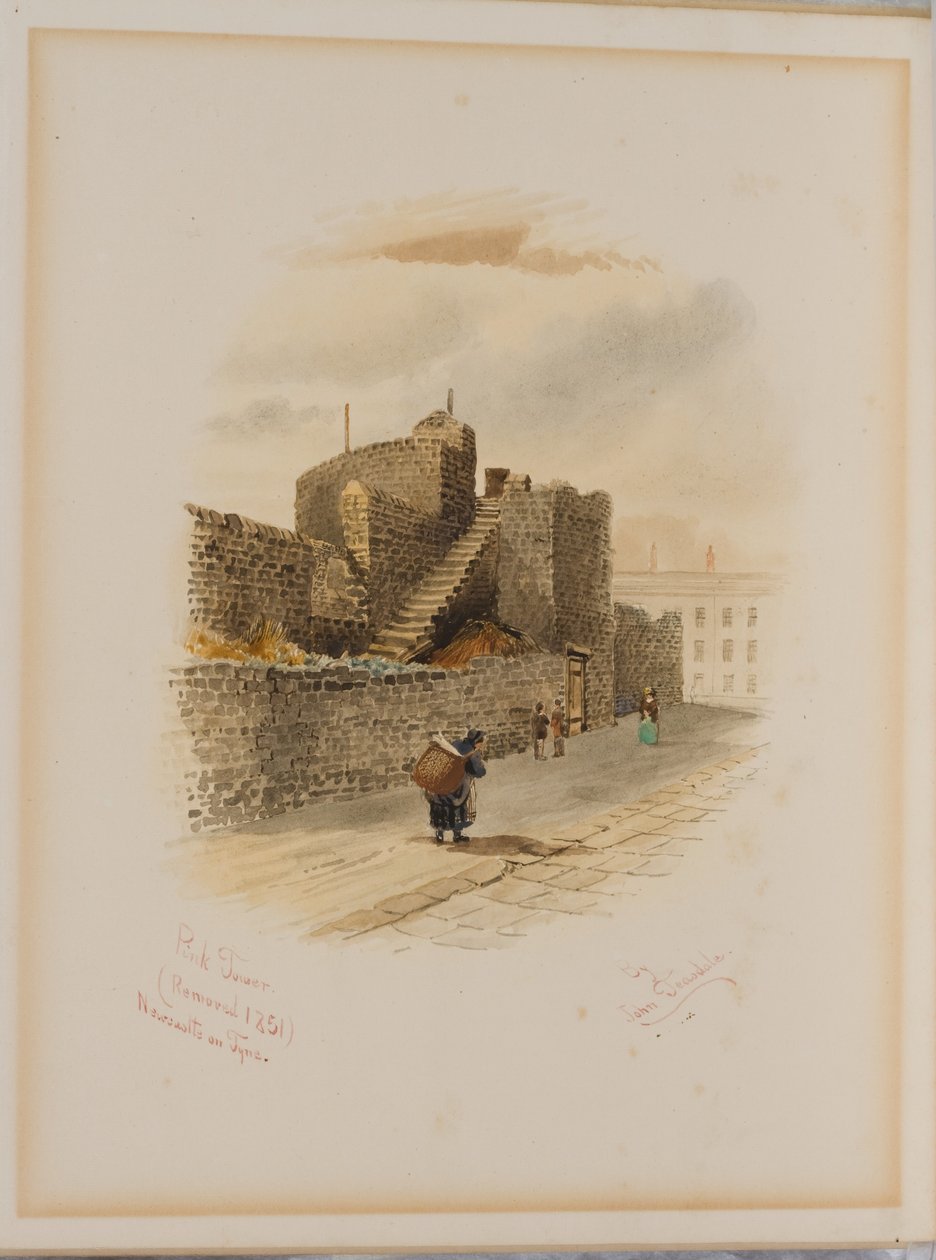 Pink Tower, Newcastle upon Tyne by John Teasdale