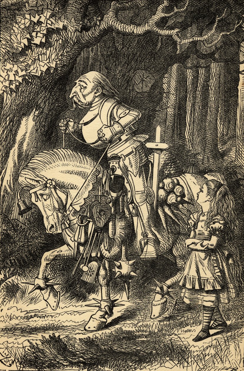 Alice and the White Knight, Illustration from 