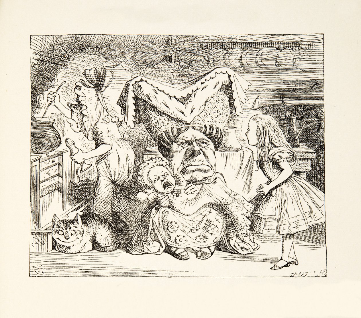 The Duchess with Her Family, from Alice