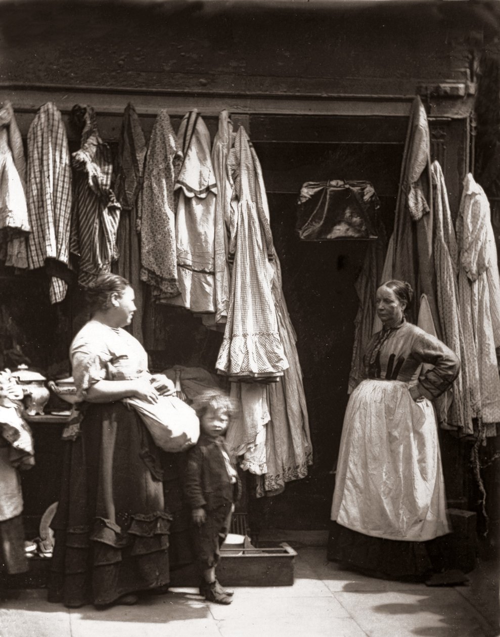 An Old Clothes Shop, Seven Dials, from 