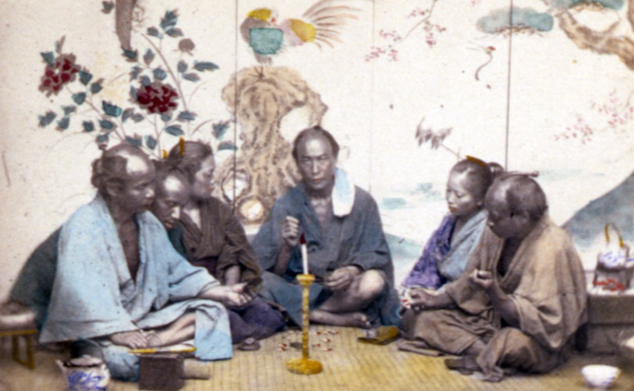 Japanese tea ceremony, 1890 by John Thomson