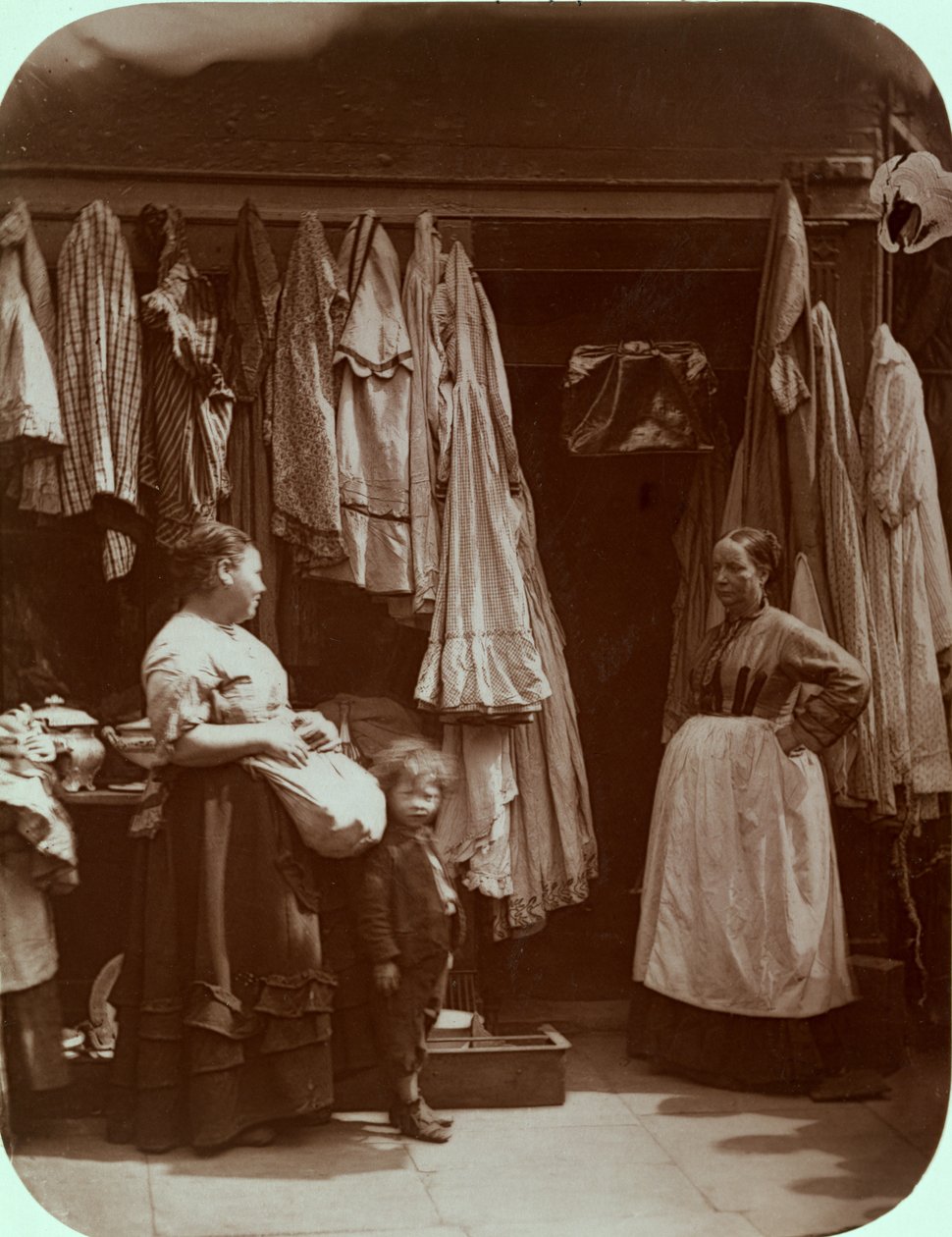 The Old Clothes Shop, Seven Dials, from 