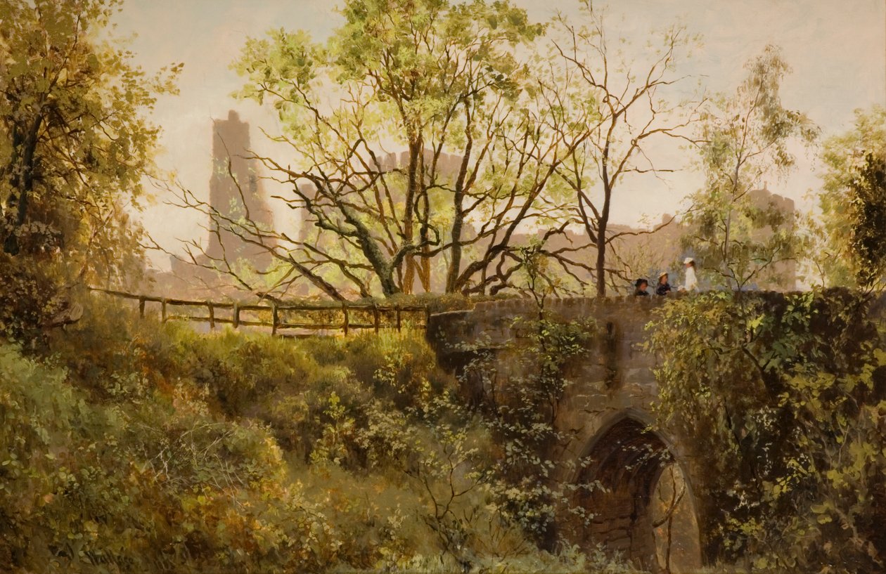 Prudhoe Castle, Northumberland by John Wallace