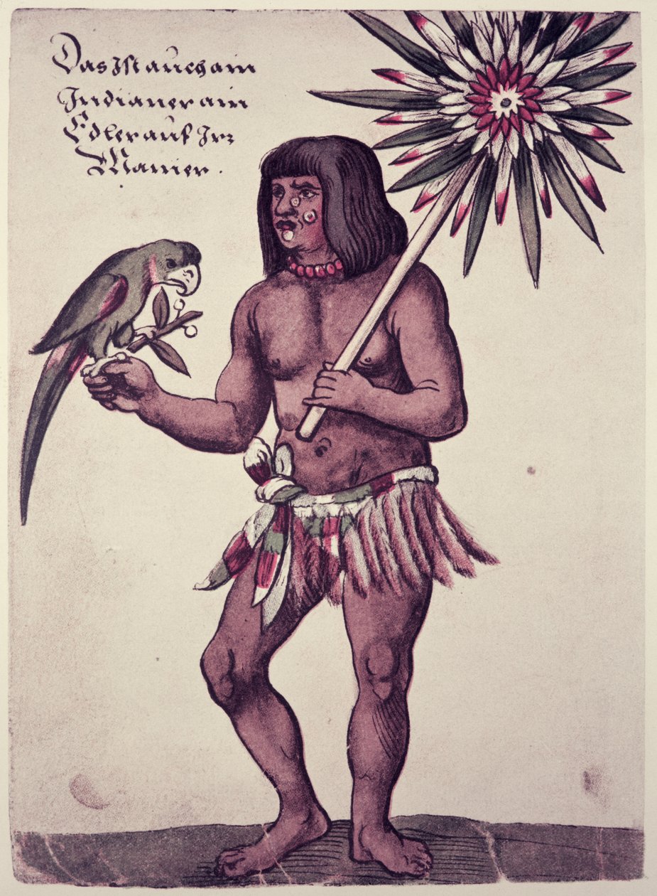 Amazon Indian, engraved by Theodore de Bry by John White