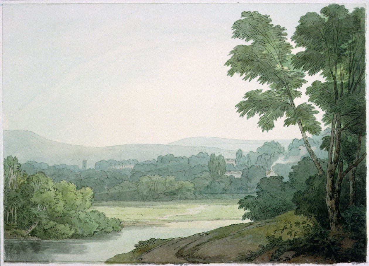 Near Washfield, Devon by John White Abbott