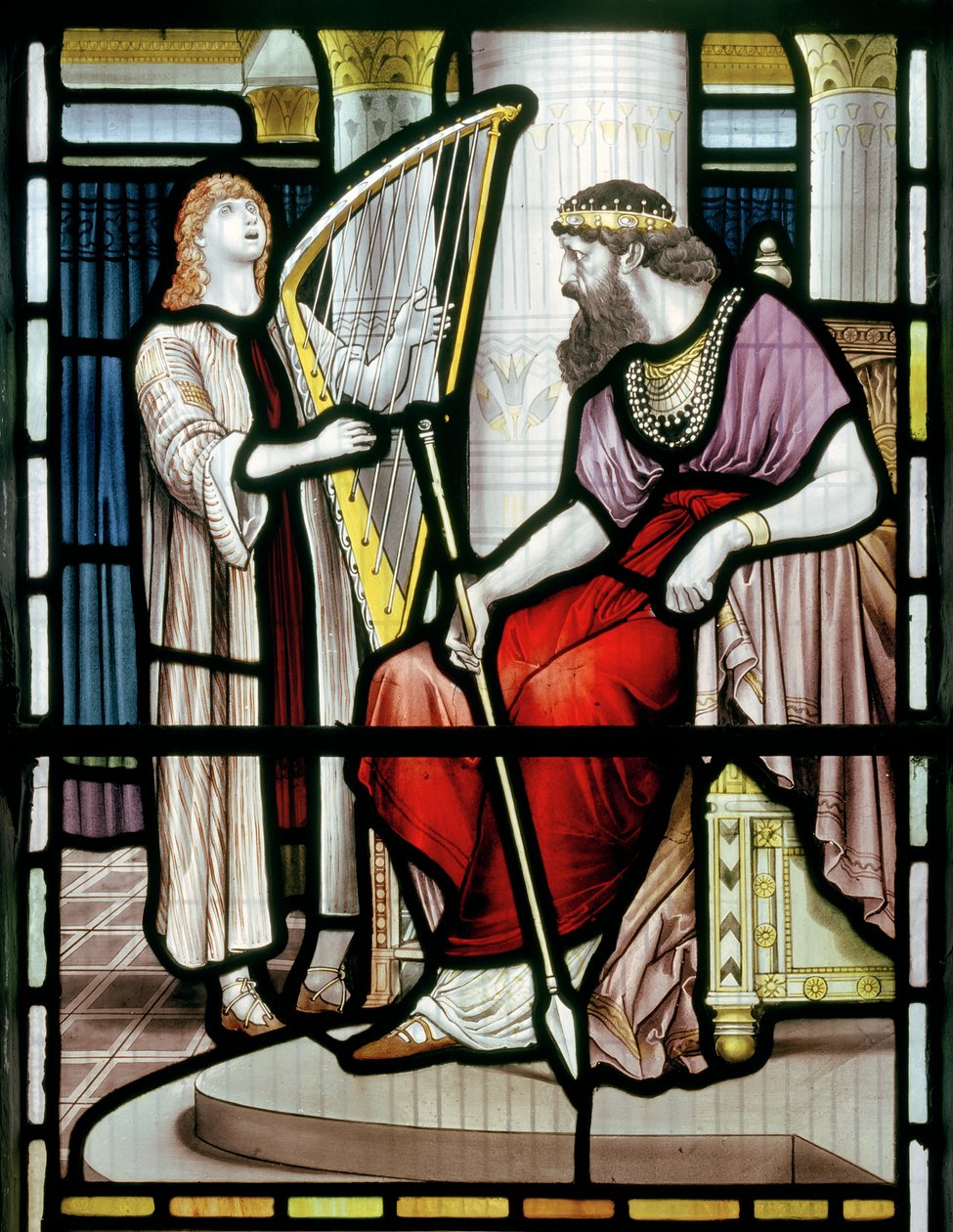 David & King Saul by John William Brown