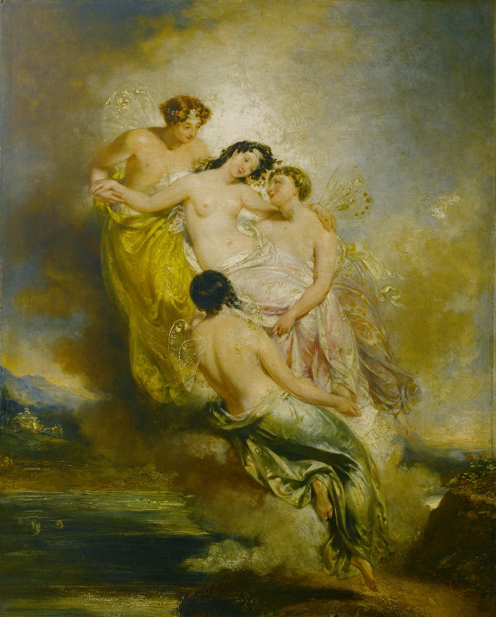 Psyche Conveyed by Zephyrs to the Valley of Pleasure by John Wood