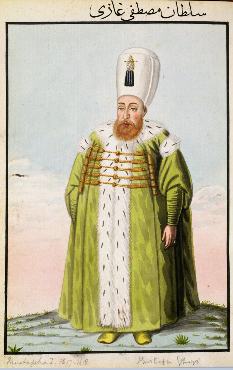 Mustapha I, Sultan 1617-18, 1622-23 by John Young