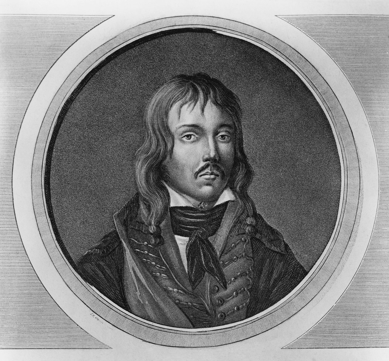 Portrait of Francois Severin Marceau-Desgraviers, French general of Revolutionary Wars by Walter Charles Mills